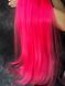 Пряме волосся на тресах GLADYS #FANCY PINK 80см  0TFANCY PINK фото 3