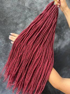 Сенегальскі коси Burgundy 60см 0CKBur фото