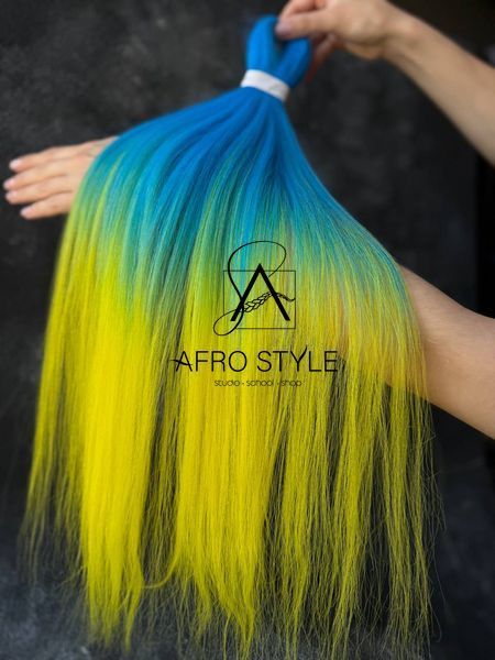 Канекалон EZ BRAID L.BLUE/YELLOW EZLBLUE/YELLOW фото