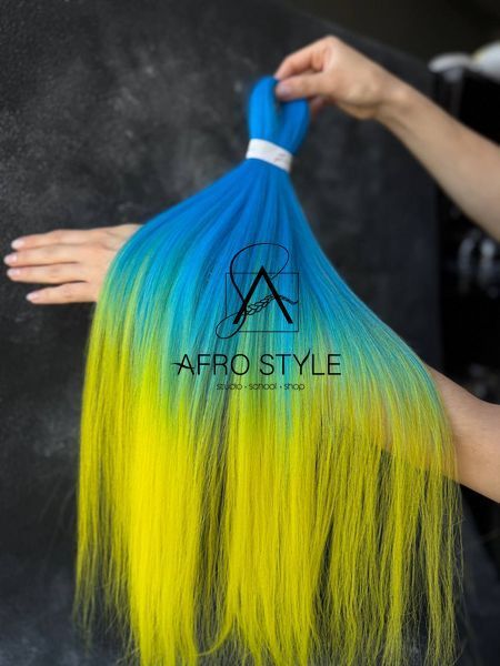 Канекалон EZ BRAID L.BLUE/YELLOW EZLBLUE/YELLOW фото