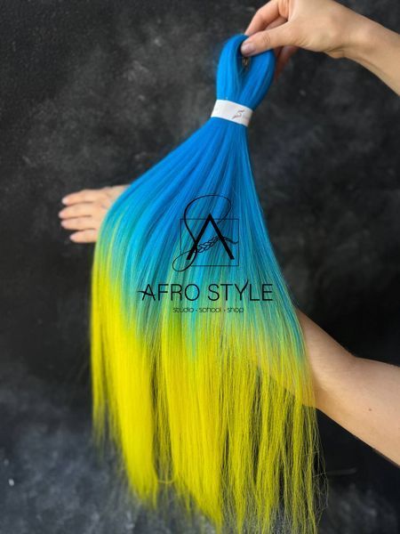 Канекалон EZ BRAID L.BLUE/YELLOW EZLBLUE/YELLOW фото