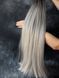 Пряме волосся на тресах GLADYS #OMBRE GREY 65см  0TOMBREGRAY фото 2