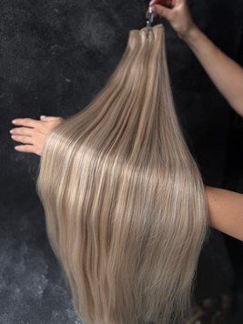 Пряме волосся на тресах GLADYS PIANO BLONDE 80см  0TPIANOBLONDE фото