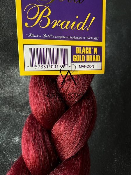 Канекалон Black&Gold MAROON 00BGMAROON фото