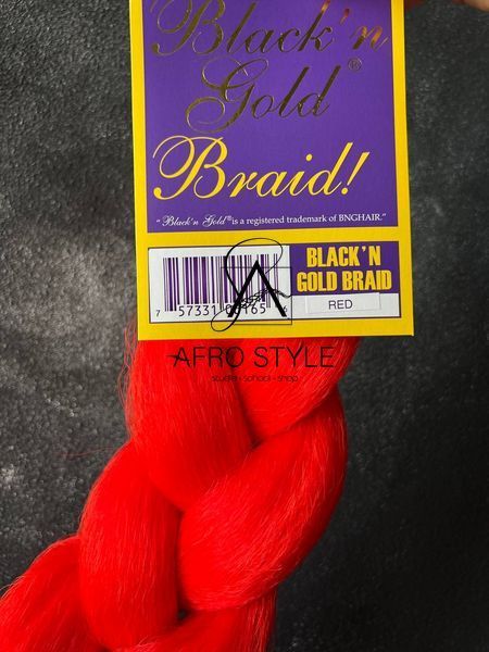 Канекалон Black&Gold RED 00BGRED фото